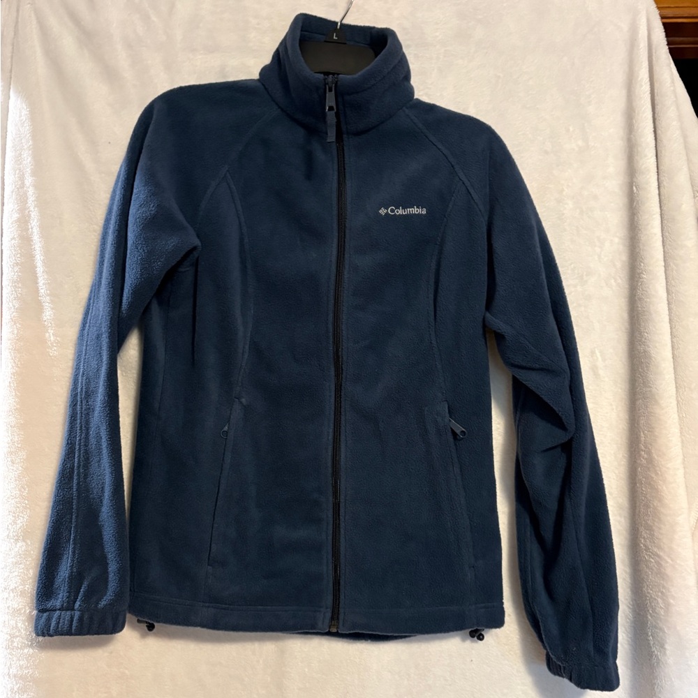 Columbia Navy Full-Zip Fleece Jacket